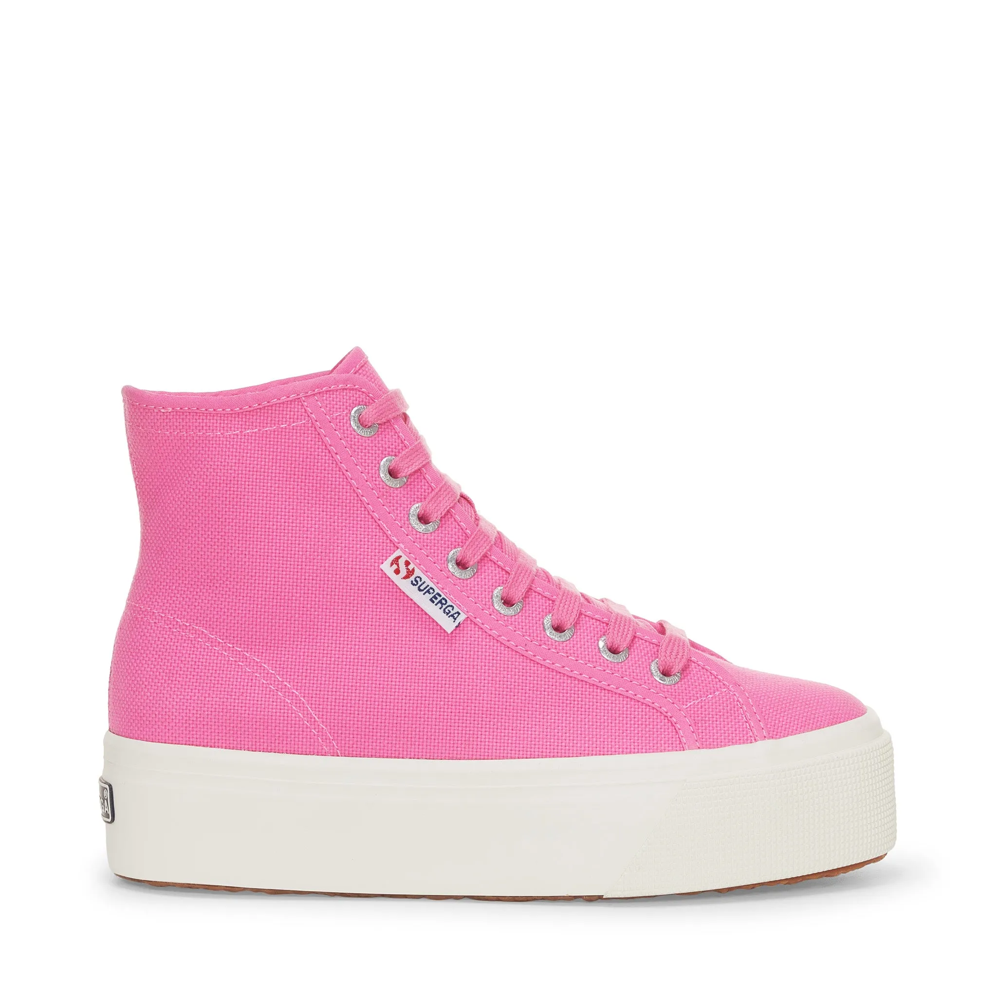 2708 High Top Sneakers - Pink Fuchsia Avorio