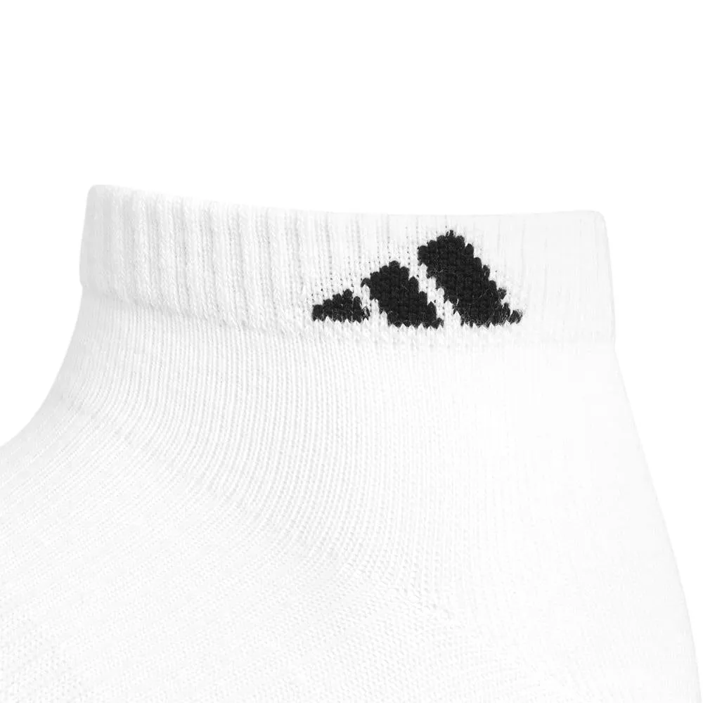 adidas Men's Superlite 3.0 Low Cut 6 Pack Socks - White/Black