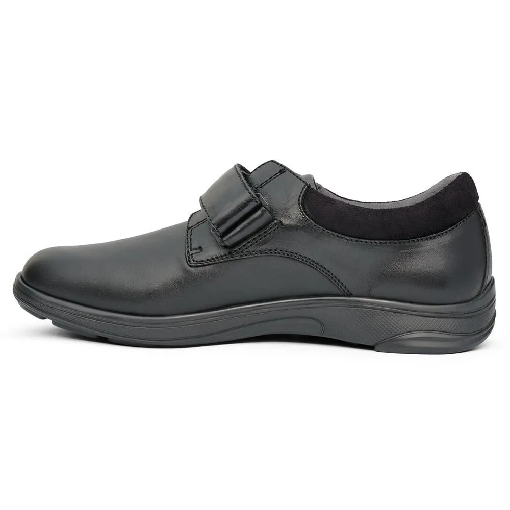 Anodyne No. 66 Men's Casual Comfort Stretch Shoes - Black Stretch