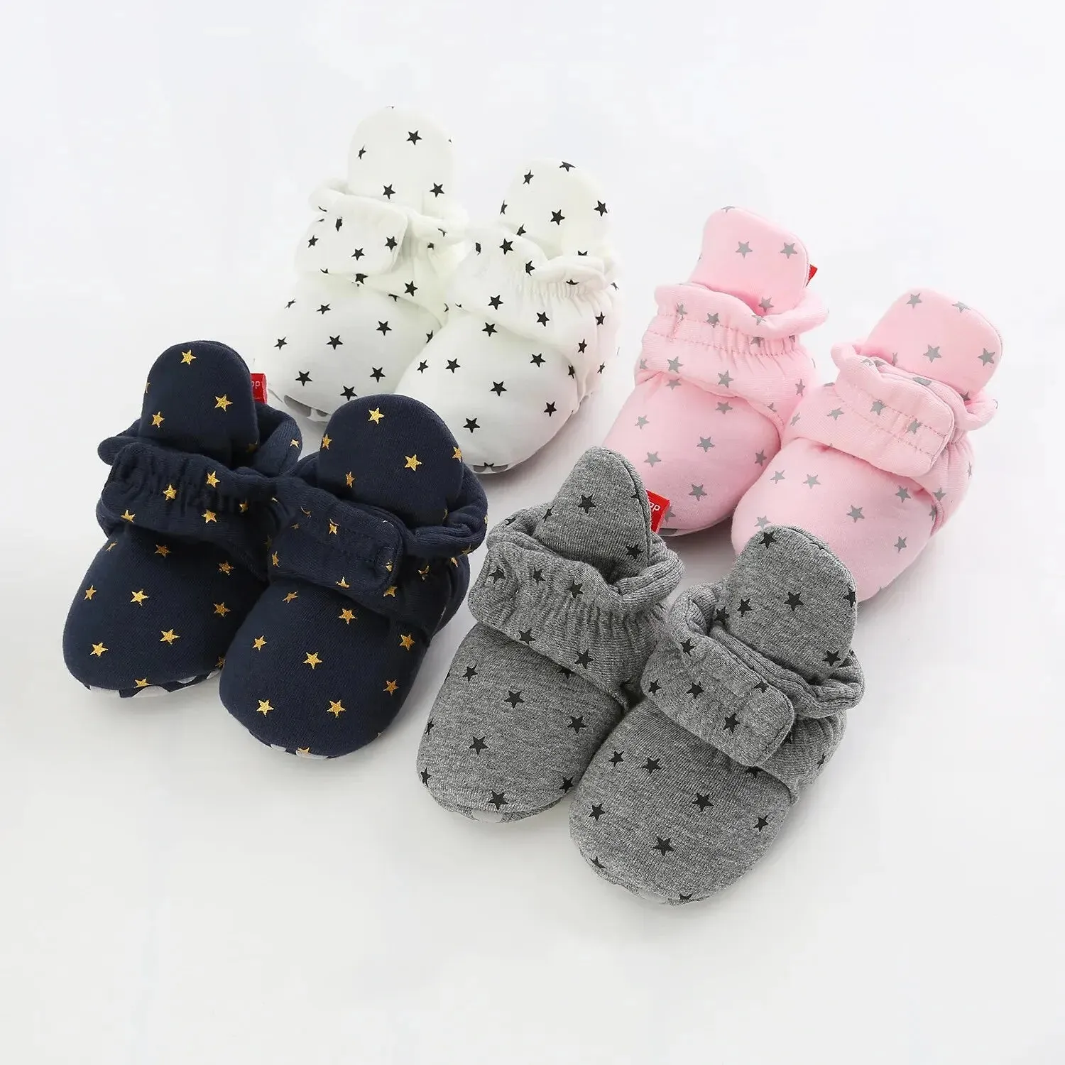 Baby Booties Cotton Comfort Soft Anti-Slip