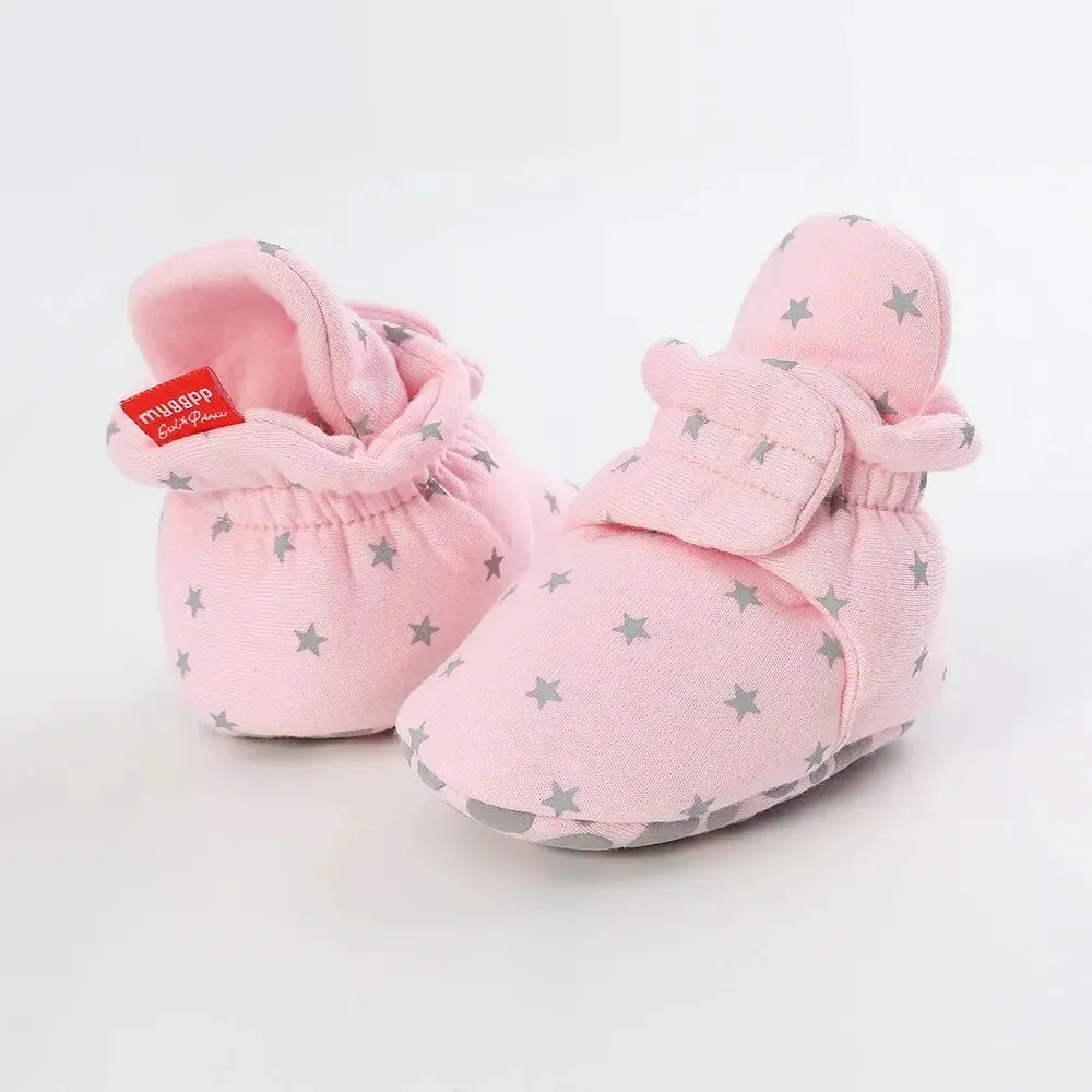 Baby Booties Cotton Comfort Soft Anti-Slip