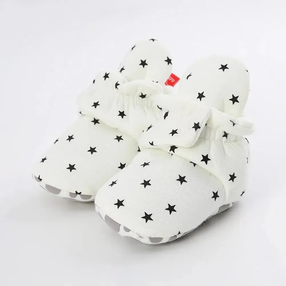 Baby Booties Cotton Comfort Soft Anti-Slip