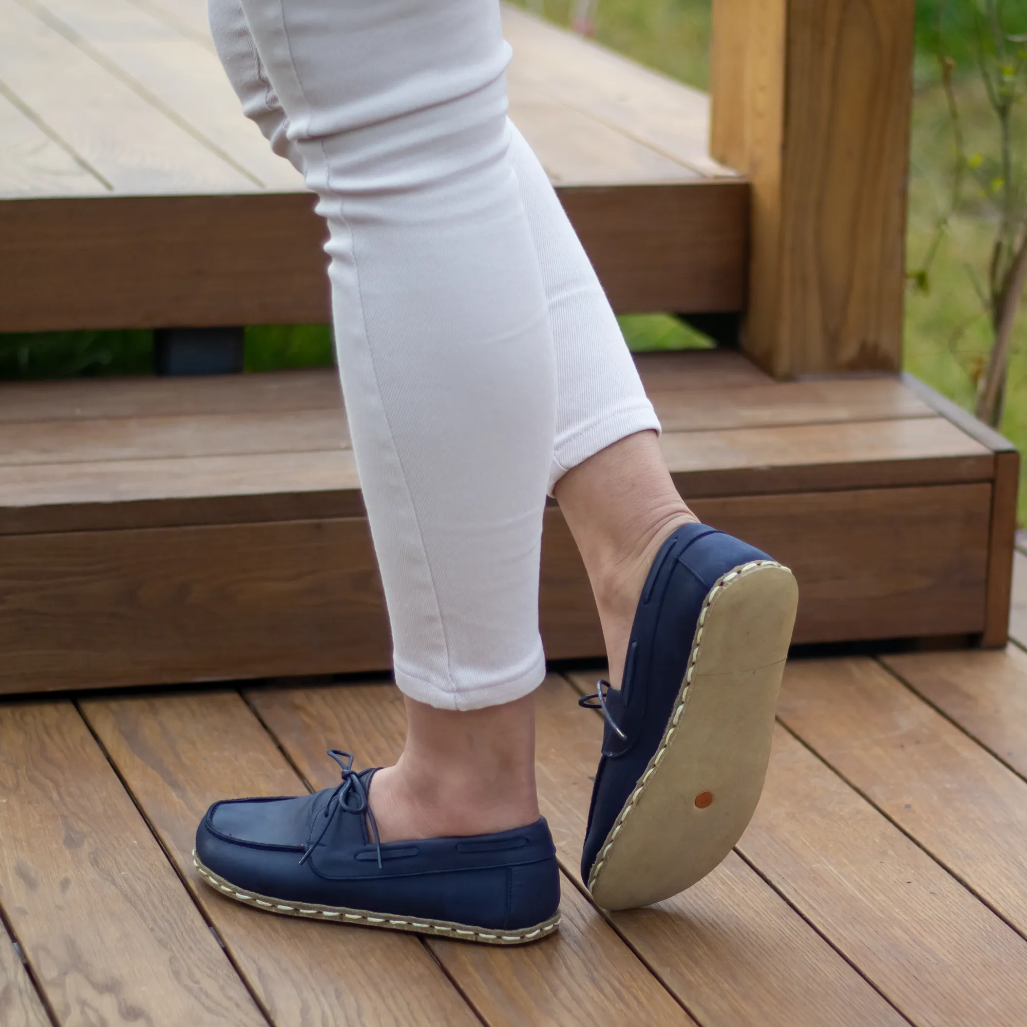 Barefoot Minimalist Shoes Navy Blue for Women