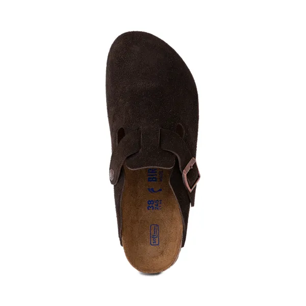 Birkenstock Women's Boston Clogs with Soft Insole, Mocha