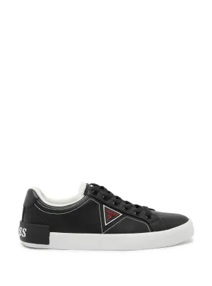 Black Logo Pisco Low-Top Sneakers