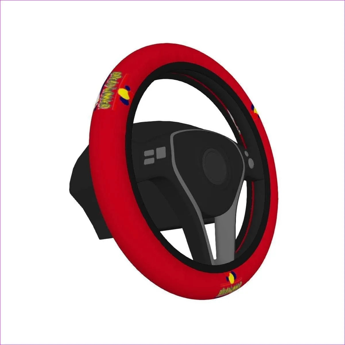 Bread Winner Steering Wheel Cover - Red