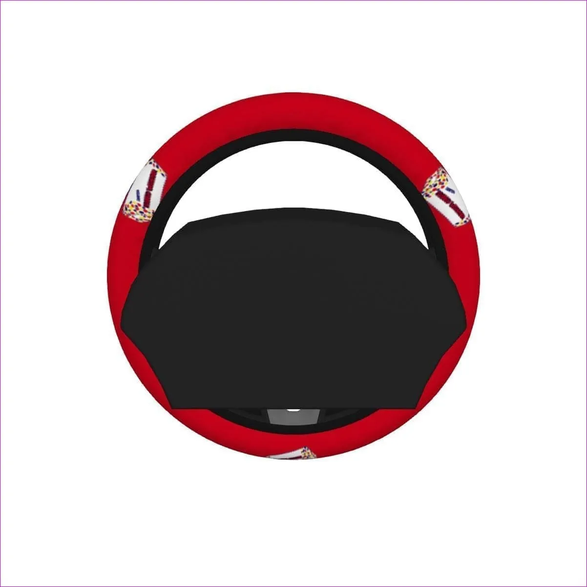 Bread Winner Steering Wheel Cover - Red