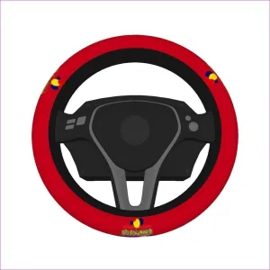 Bread Winner Steering Wheel Cover - Red