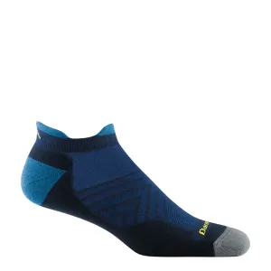 Darn Tough Men's Run No Show Tab Ultra-Lightweight Running Sock in Eclipse Blue