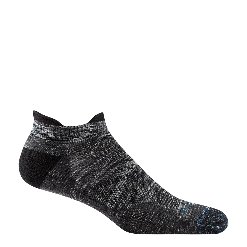 Darn Tough Men's Run No Show Tab Ultra-Lightweight Running Sock in Space Gray