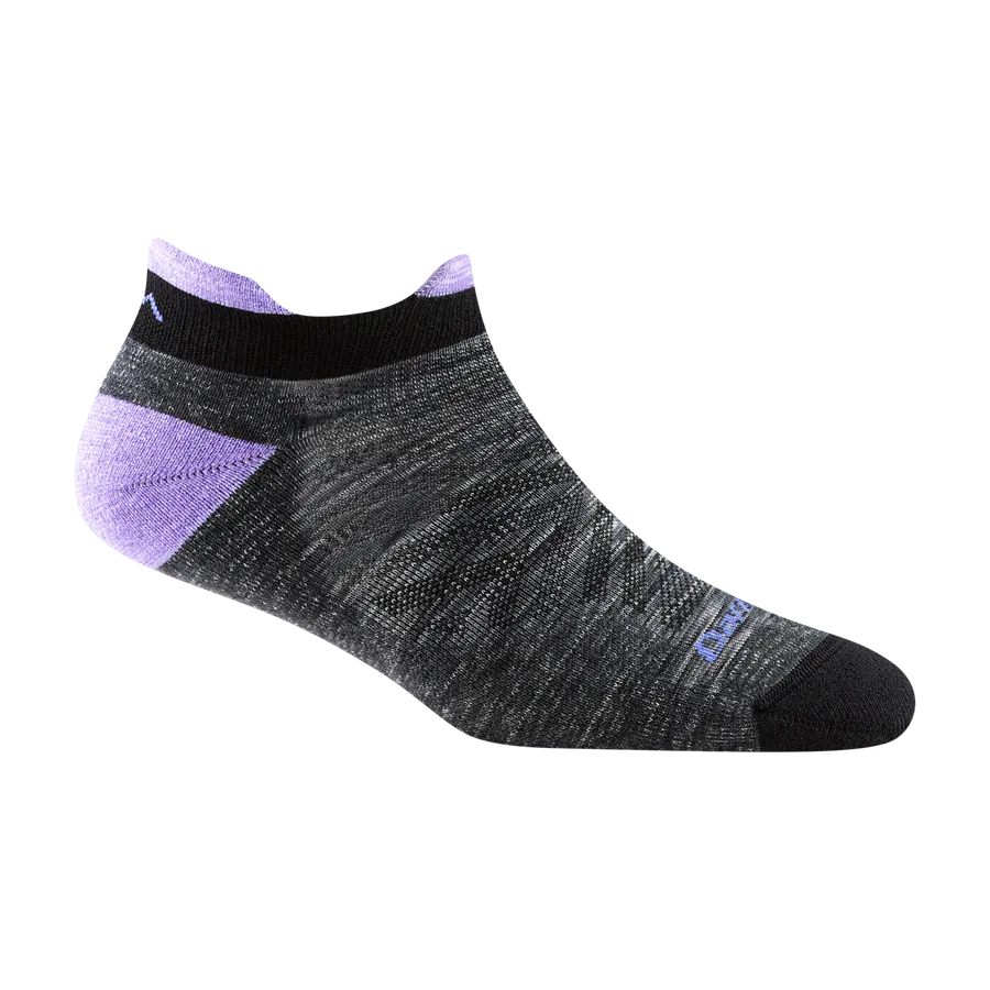 Darn Tough Run No Show Tab No Cushion Ultra-Lightweight Running Sock - Women's - Space Gray