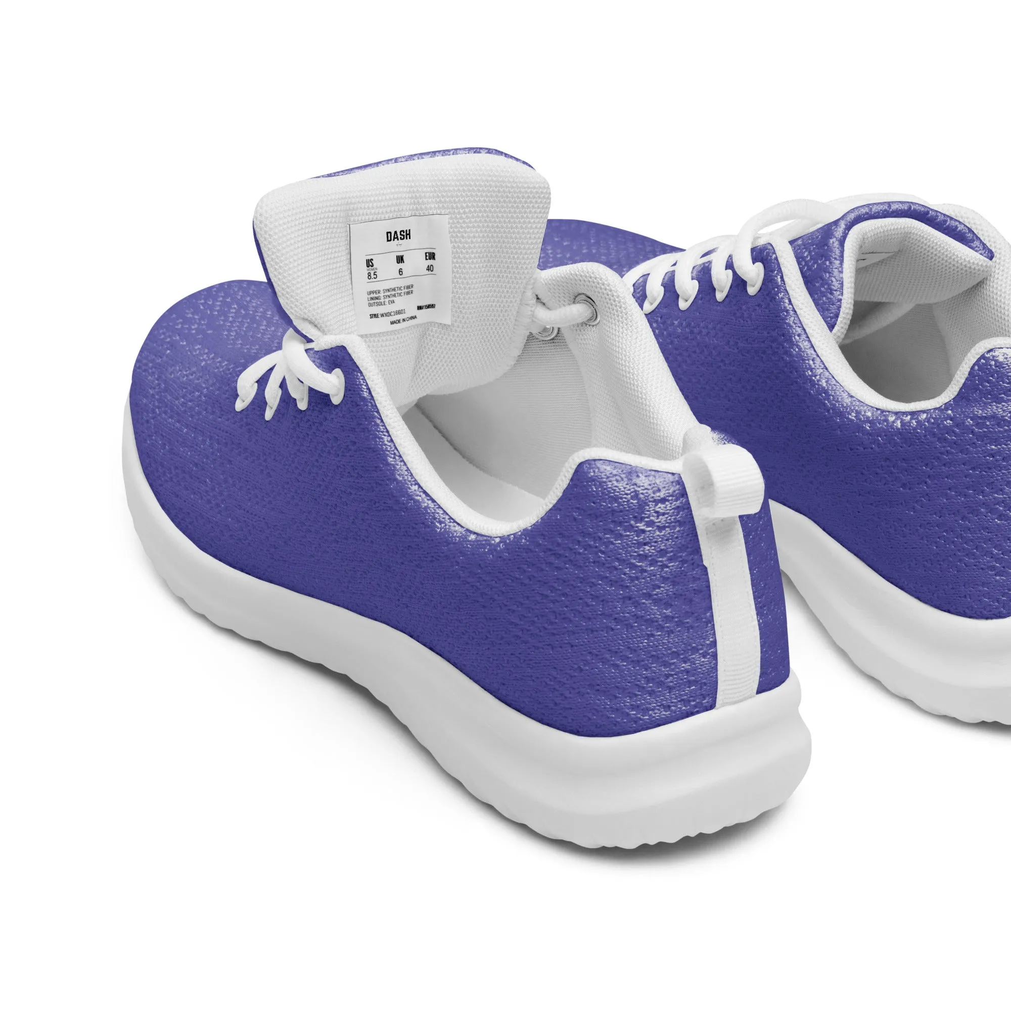 DASH Grape Candy Women’s Athletic Shoes Lightweight Breathable Design by IOBI Original Apparel