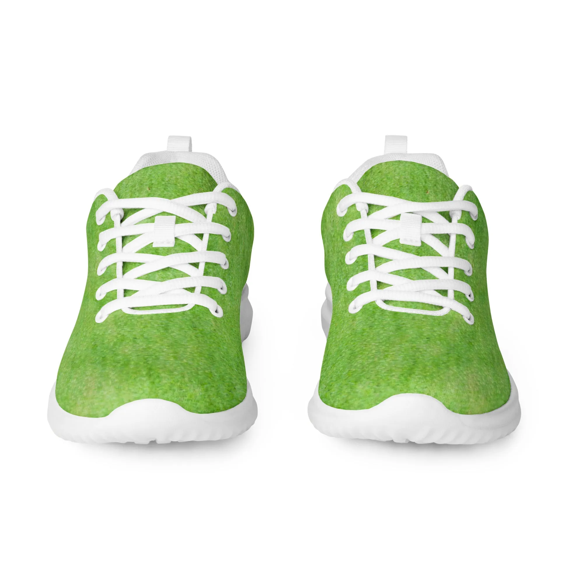 DASH Grass Green Men’s Athletic Shoes Lightweight Breathable Design by IOBI Original Apparel