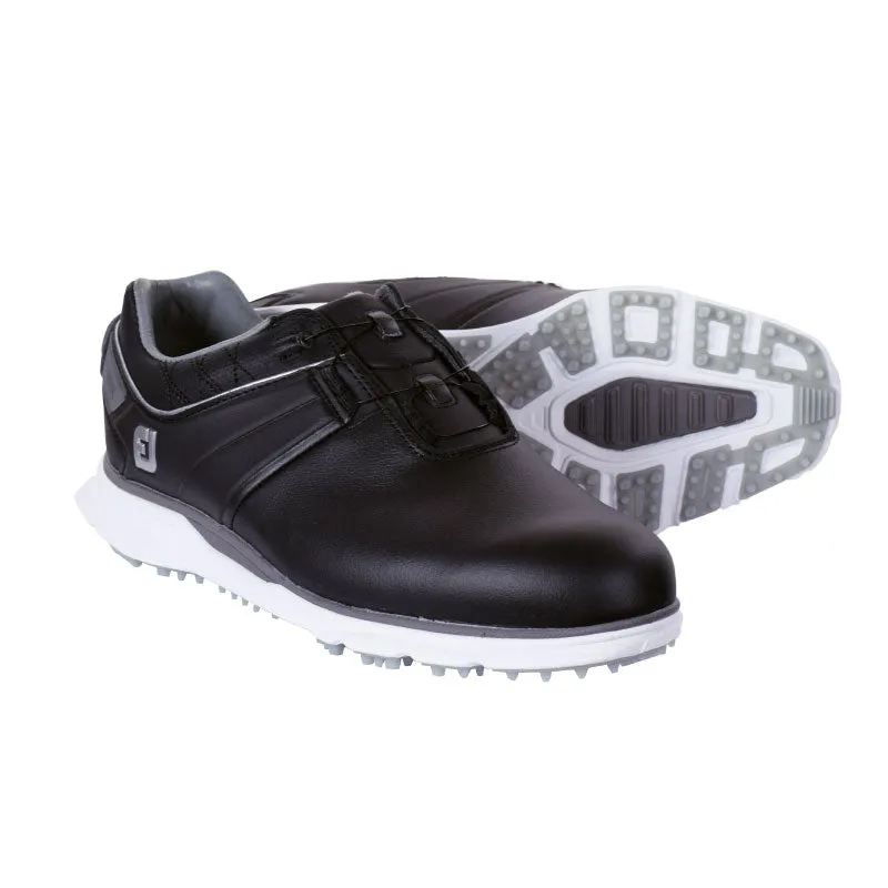 FOOTJOY Pro BOA Men's Spikeless Shoes (Black/Black/Grey)