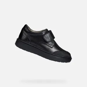 Geox J Riddock Velcro Junior School Shoes