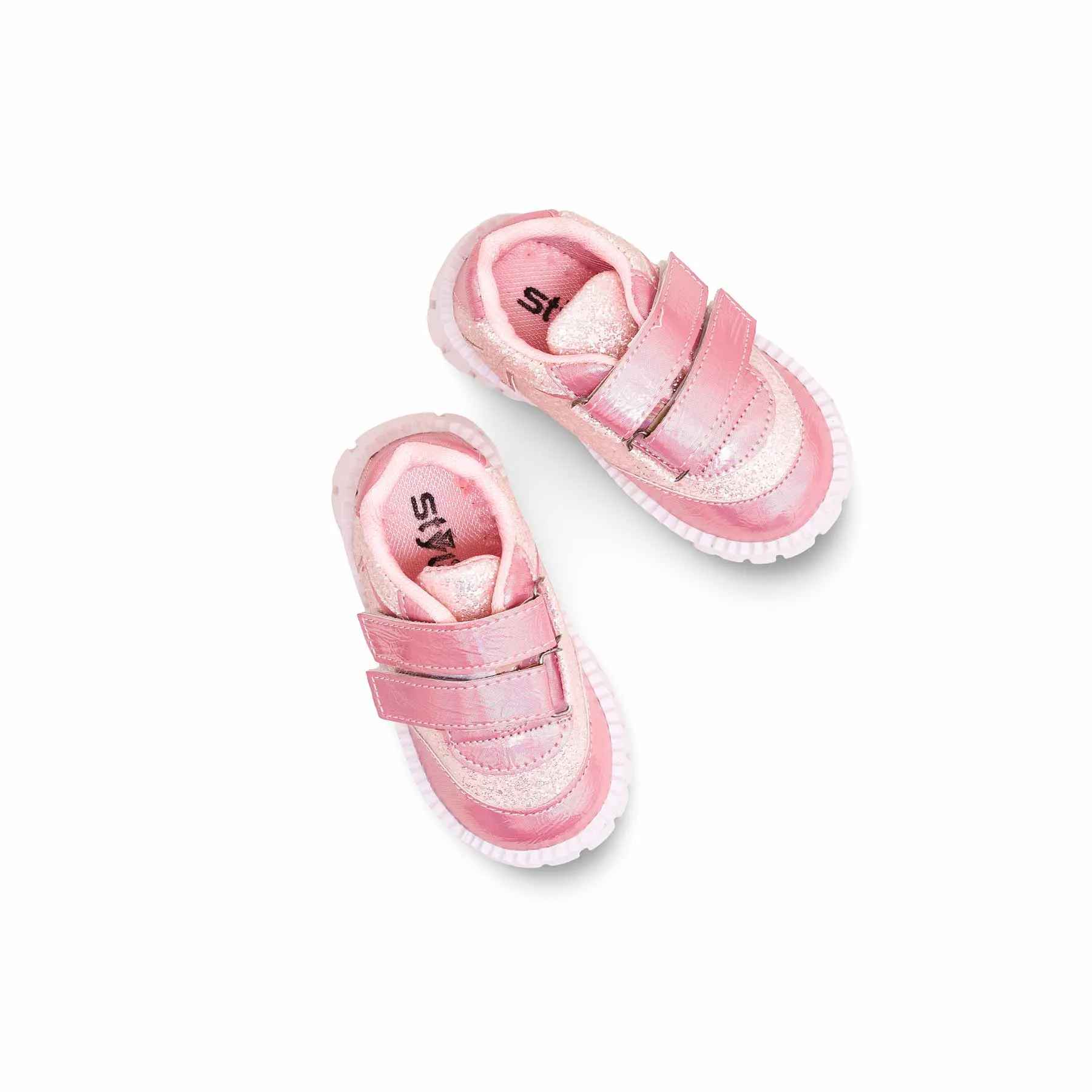 Girls Pink Casual Jogger KD1751