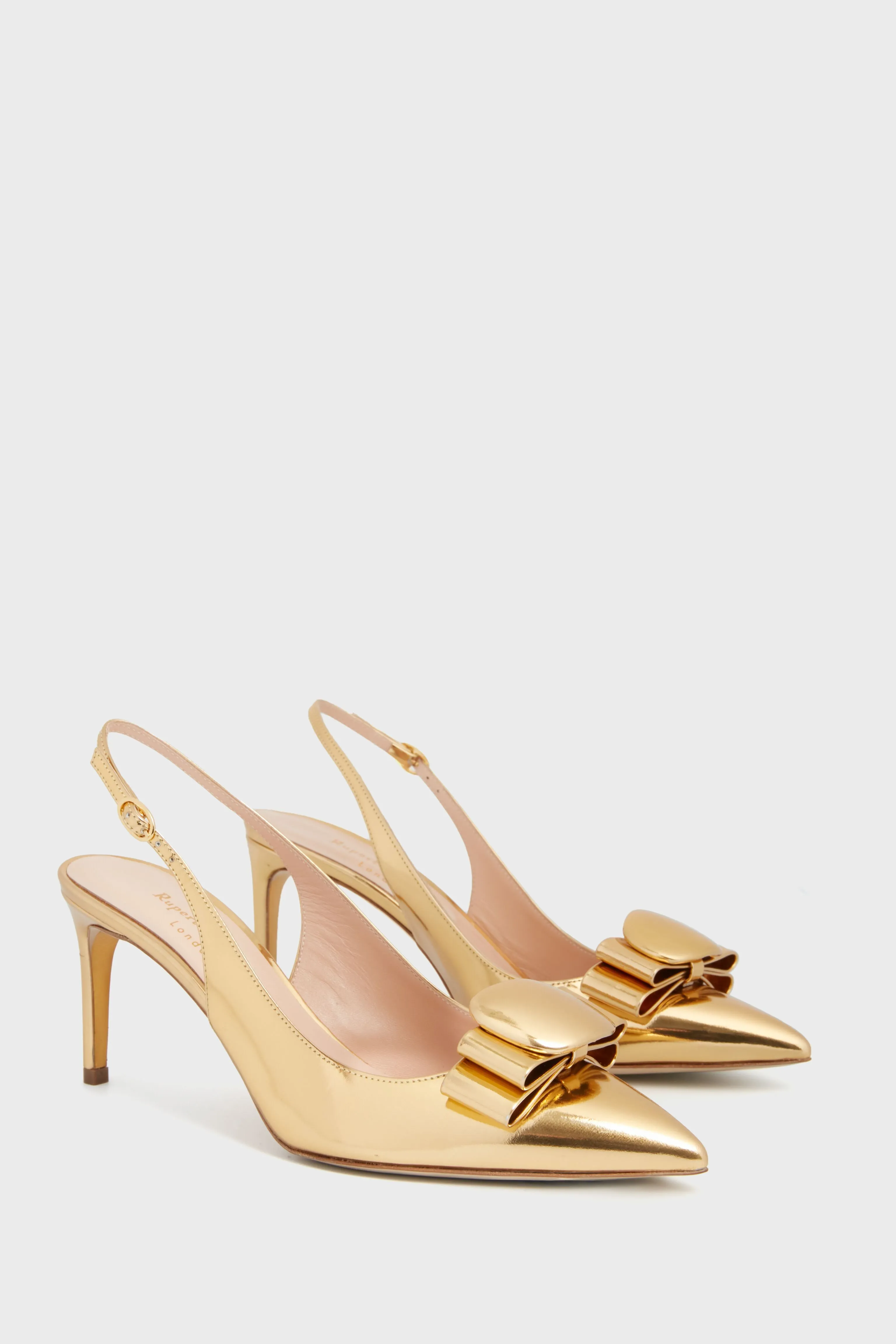 Gold Mirror Bramble Heels