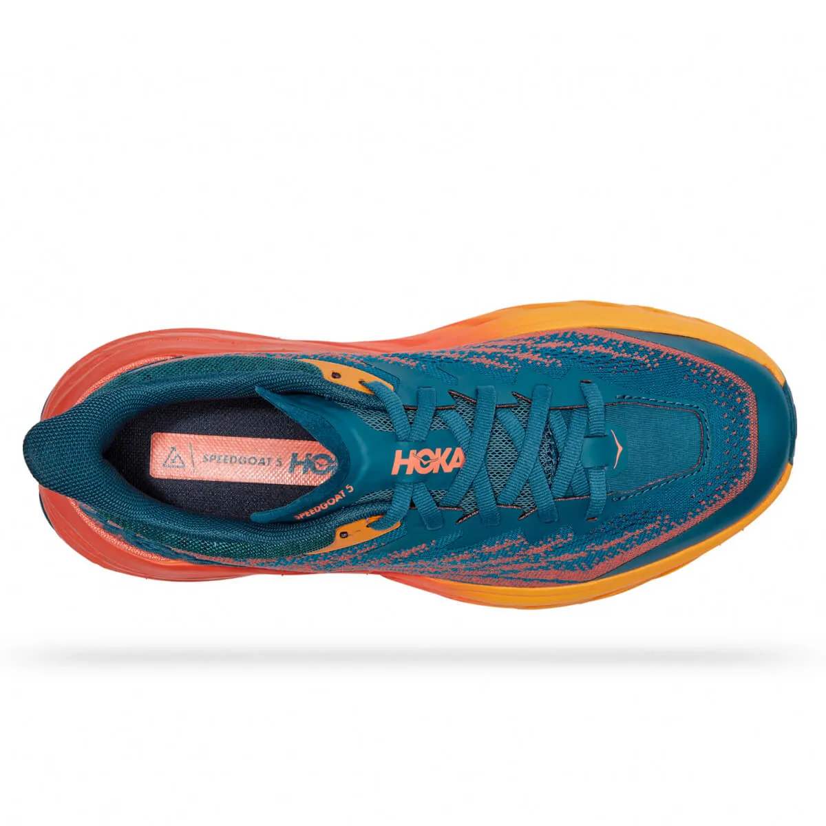 Hoka Speedgoat 5 Wide Womens | Blue Coral / Camellia