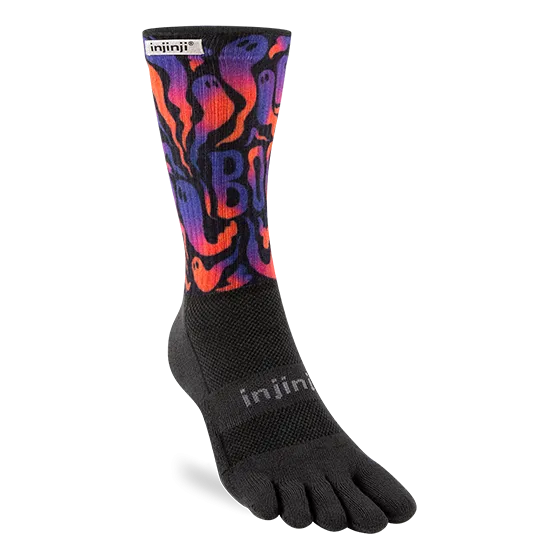 Injinji Trail Midweight Crew Men's Boo (Artist Designed AW24)