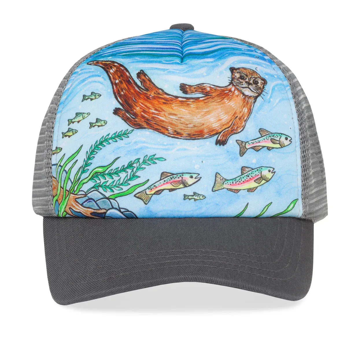 Kids Trucker Hat River Otter