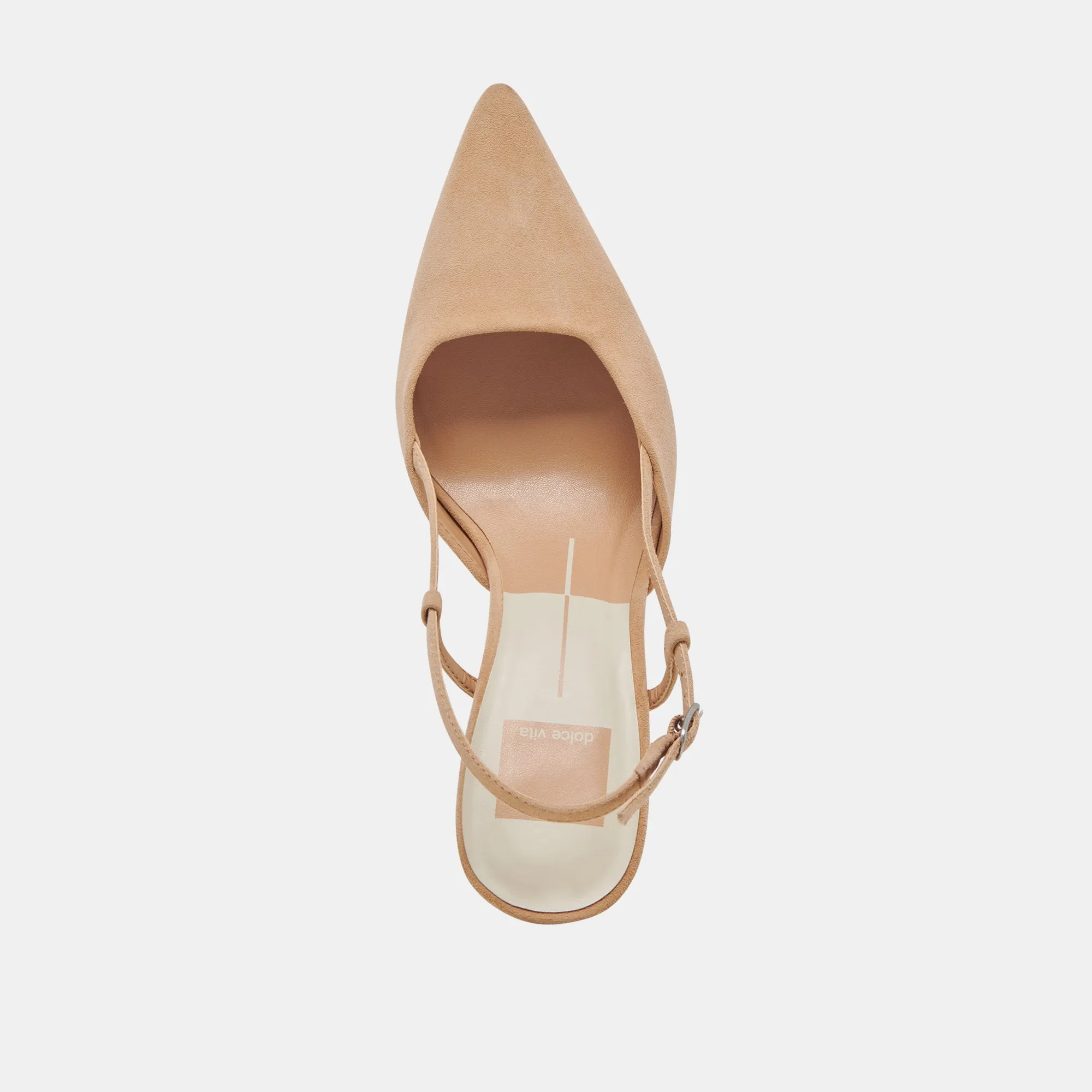 KIM HEELS TAN SUEDE