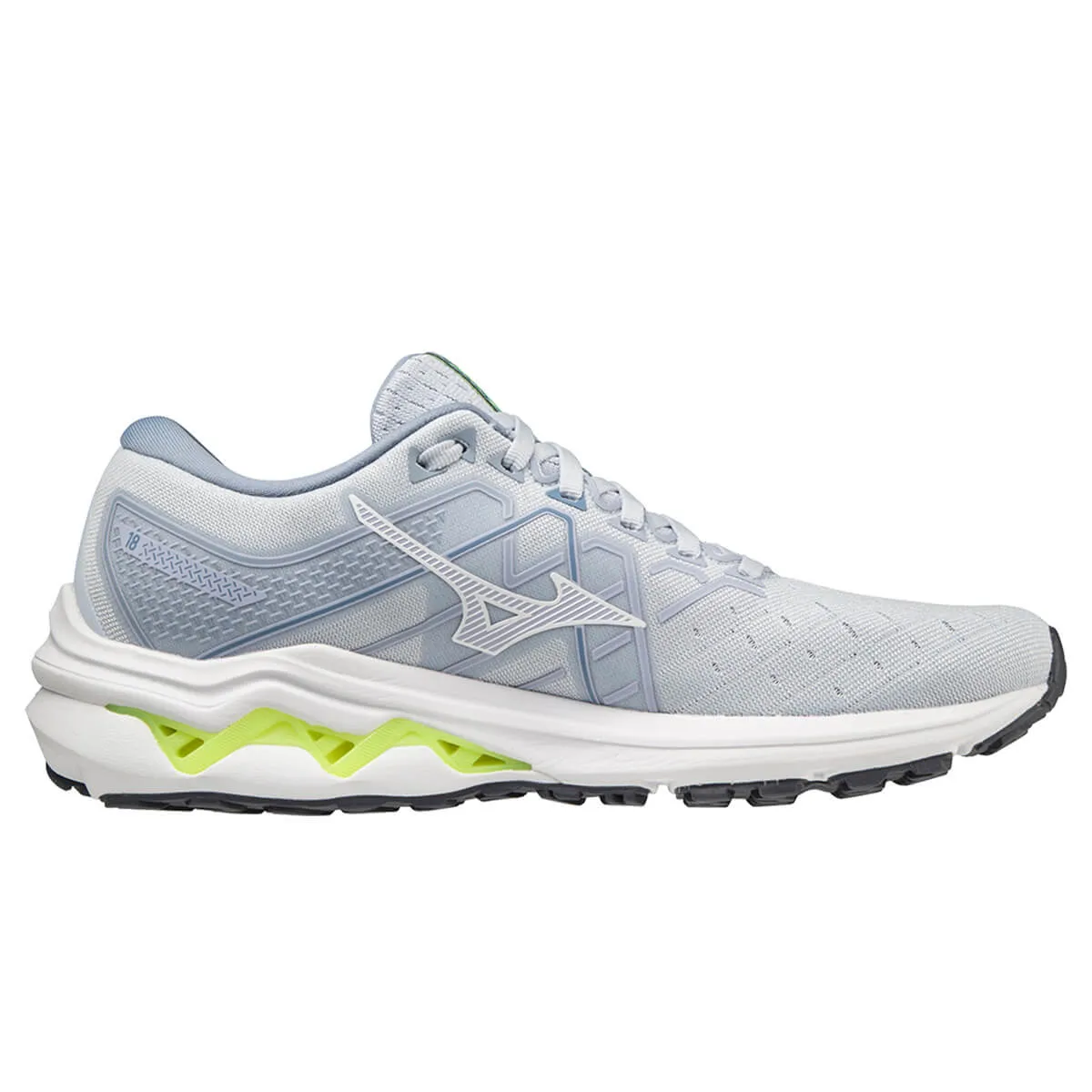 Mizuno Wave Inspire 18 Womens | Heather/wht/troposphere