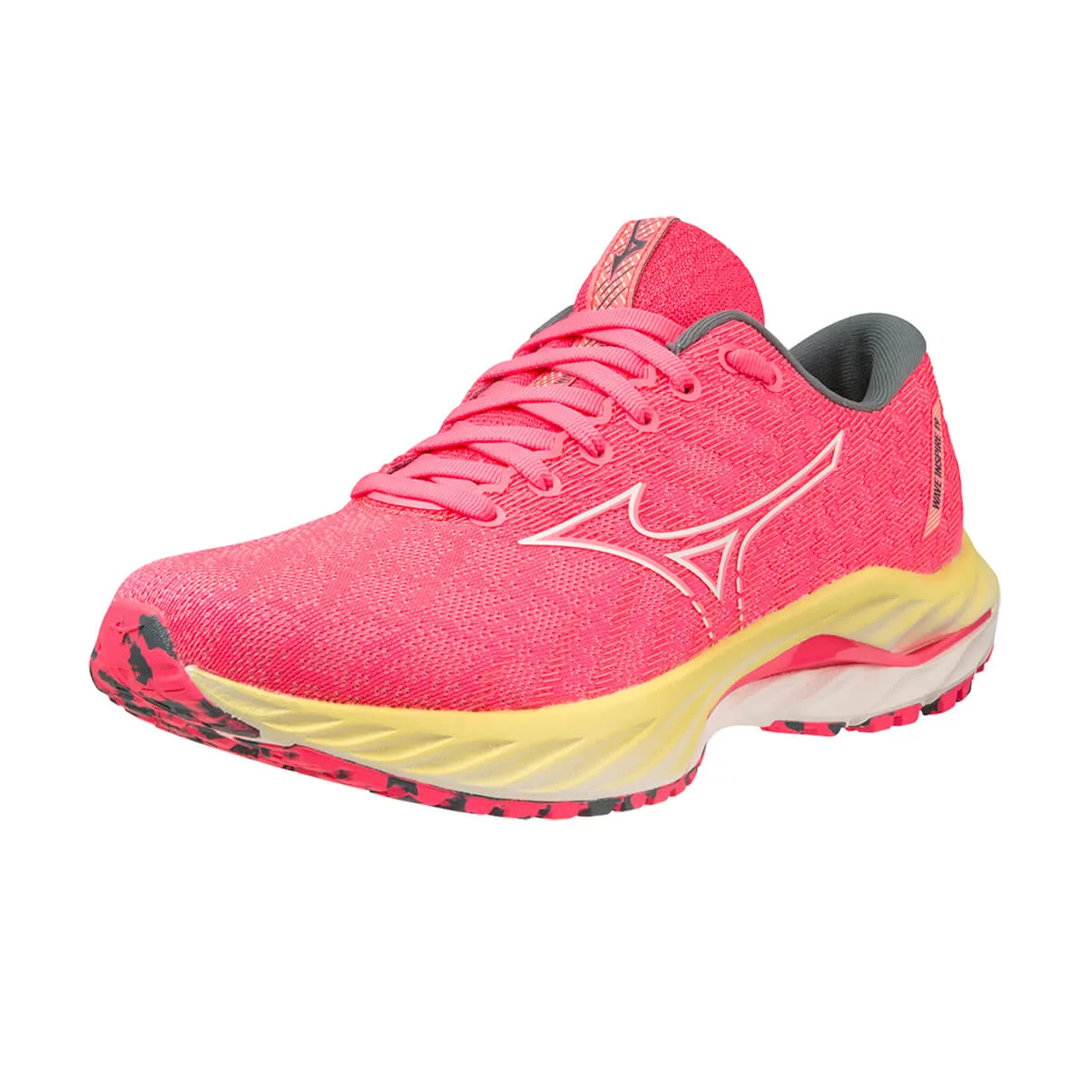 Mizuno Wave Inspire 19 Womens | H-Vpink/swhite/luminous