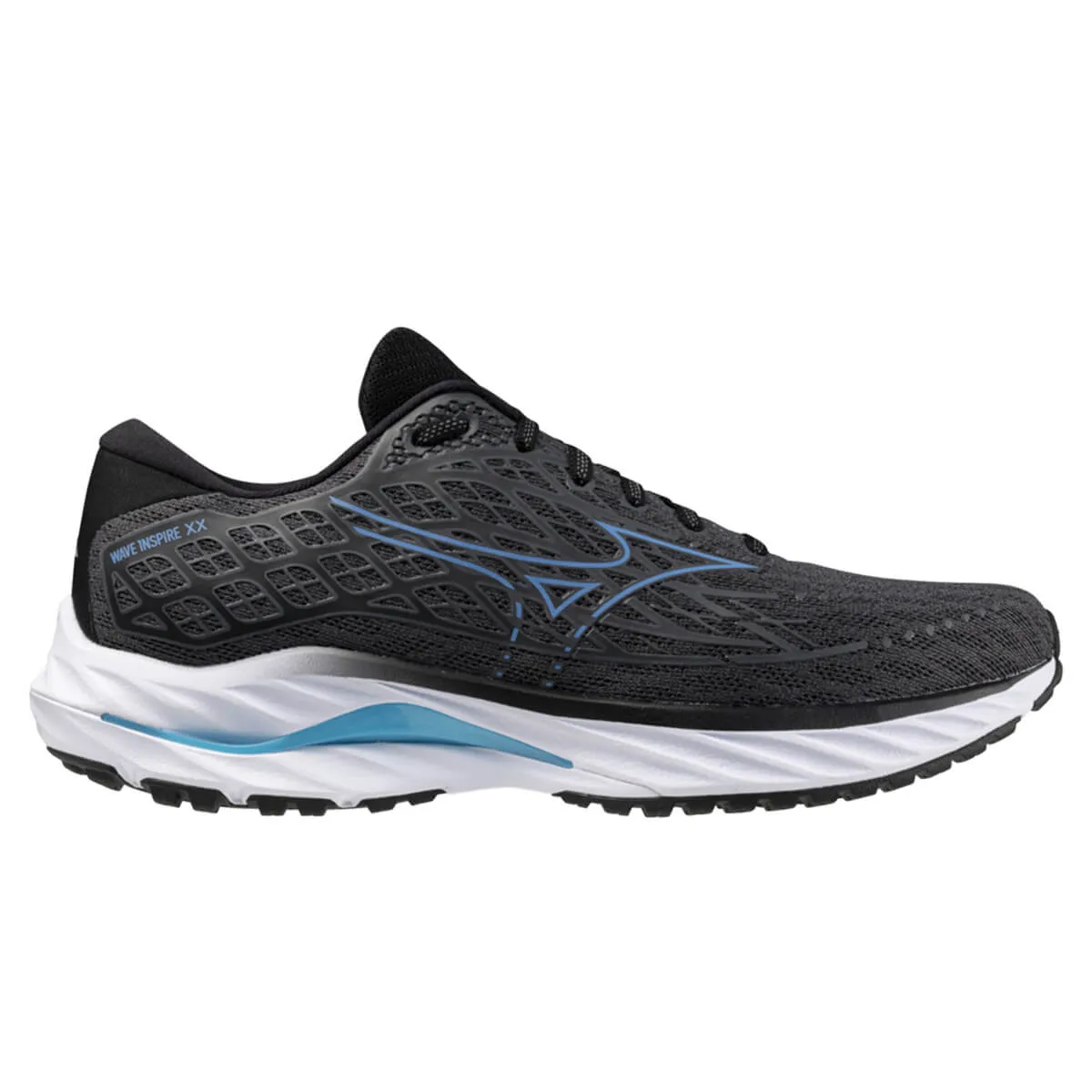 Mizuno Wave Inspire 20 Mens | Iron Gate/parisian Blue/black