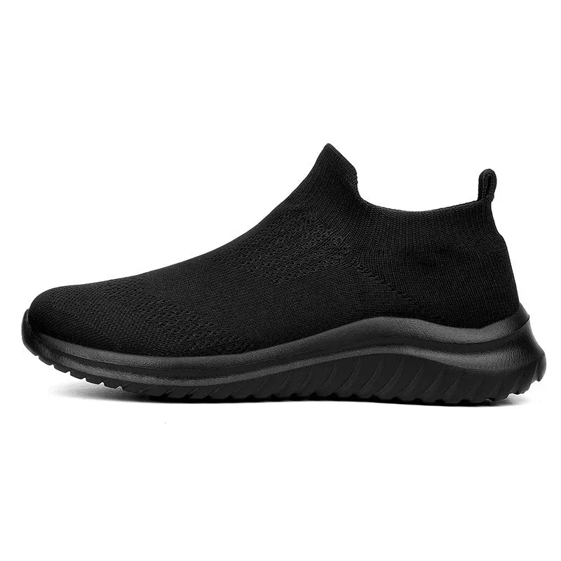 New MD Sole Fly knit Light Running Shoes Fashion Casual Shoes