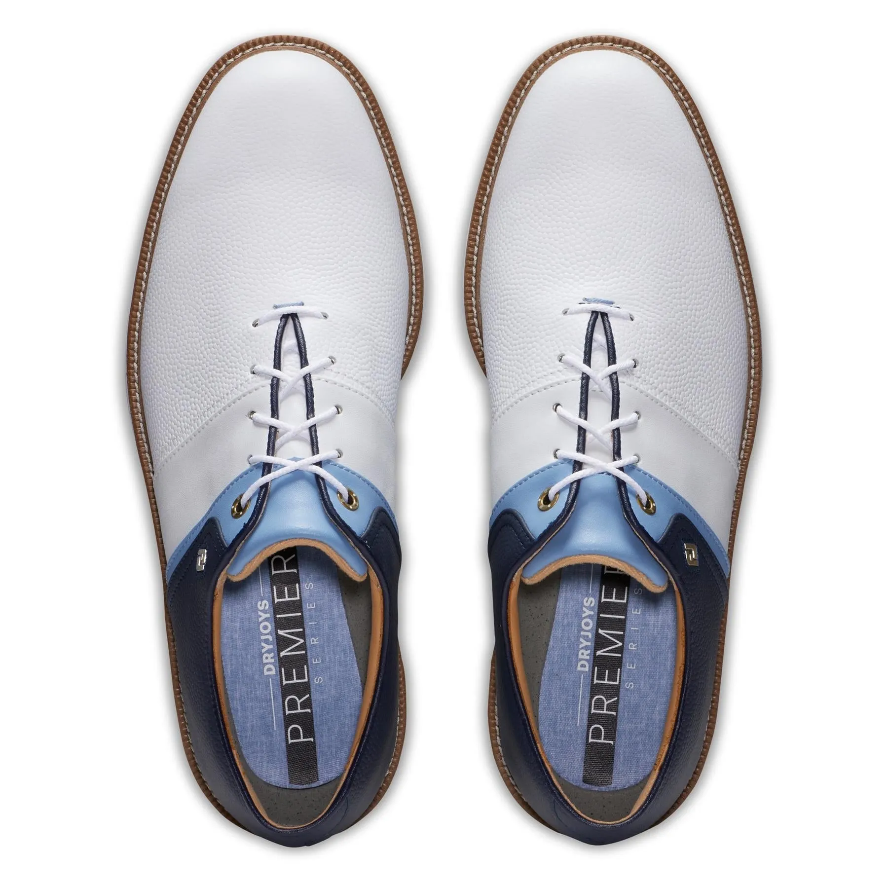 Premiere Series Packard Golf Shoes White/Blue/Navy - 2024