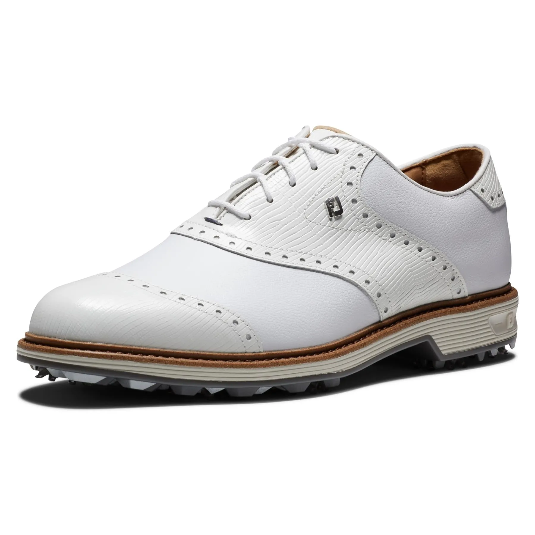 Premiere Series Wilcox DJ Golf Shoes White/White/Light Grey - 2024