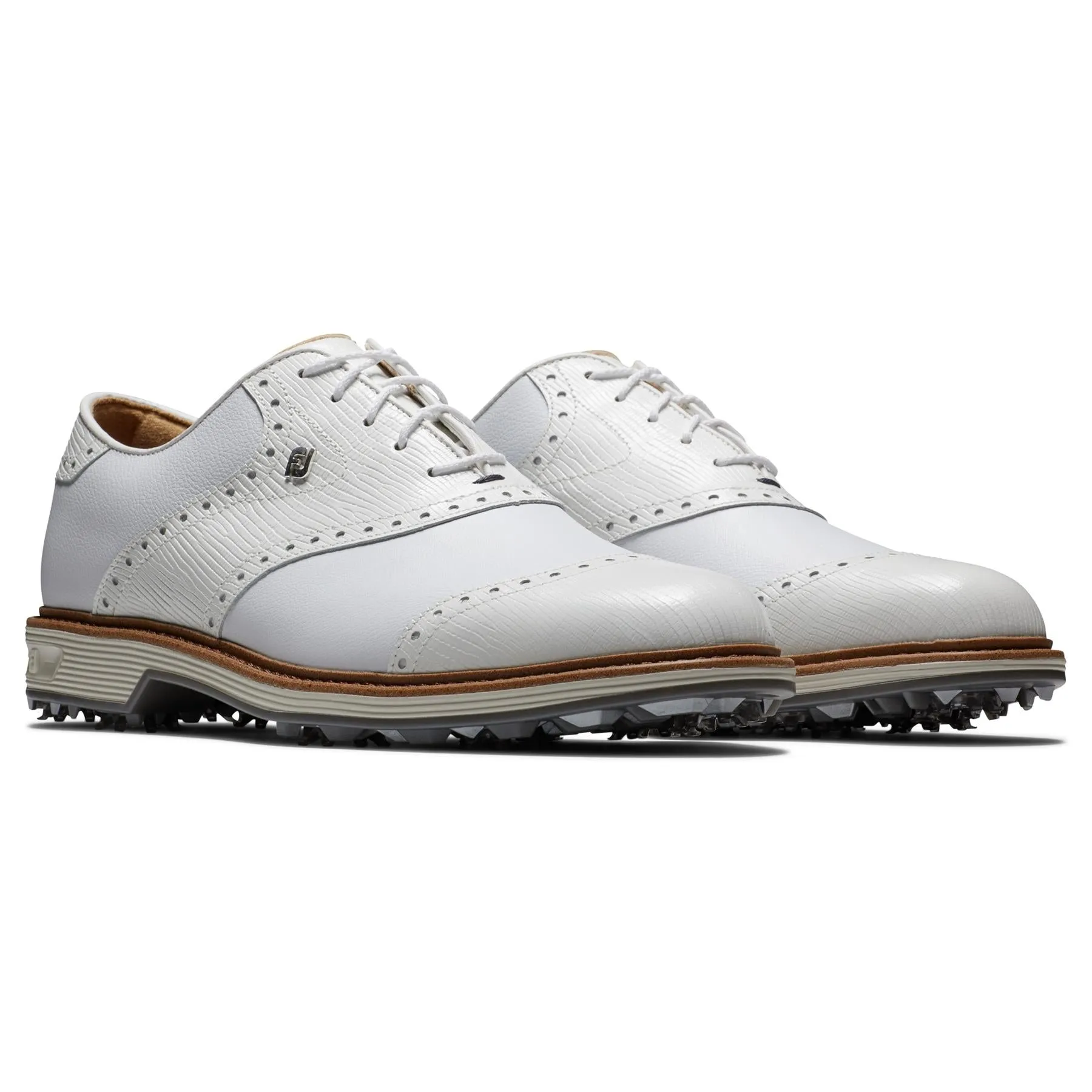 Premiere Series Wilcox DJ Golf Shoes White/White/Light Grey - 2024