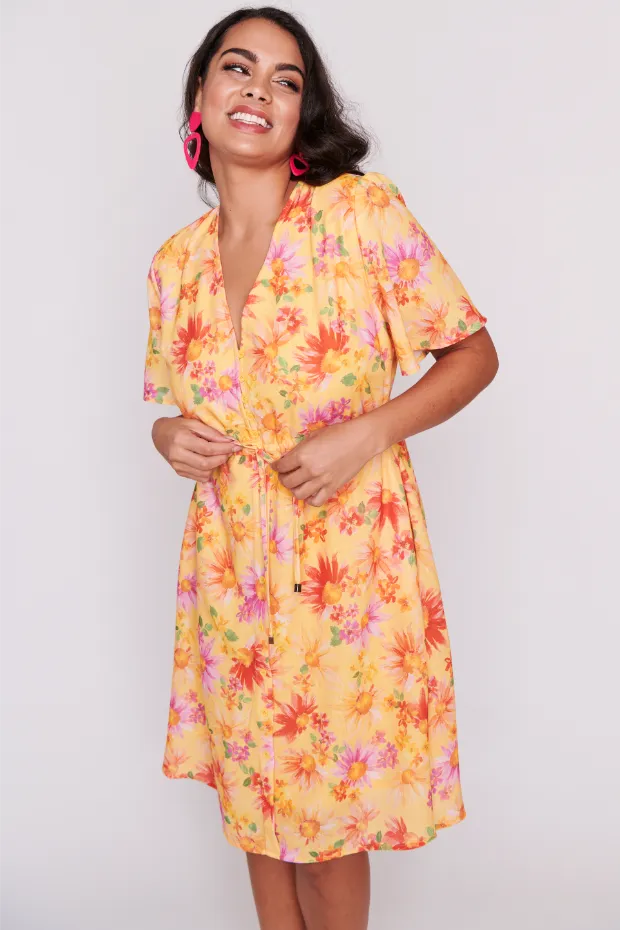 Sage Sunflower Haze Dress