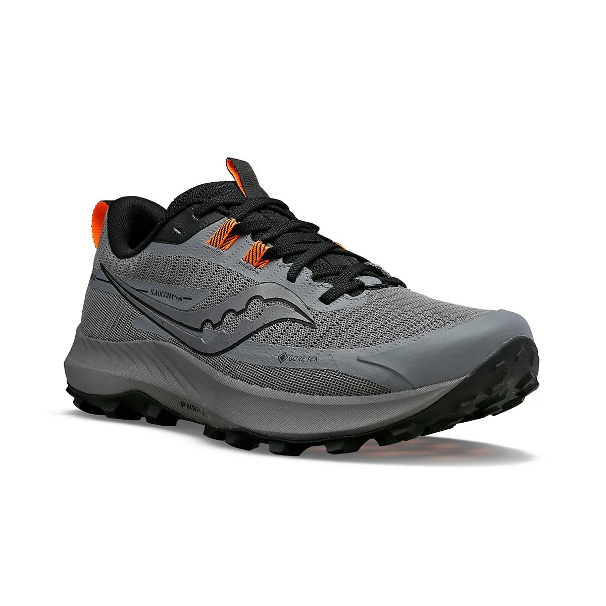 Saucony Peregrine 13 GTX Mens | Gravel/black