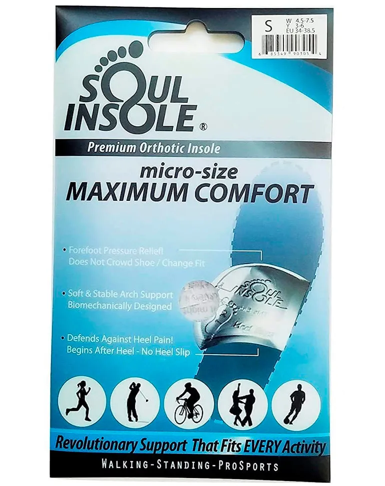 Soul Insole | Micro-size Max Comfort Premium Orthotic Insole