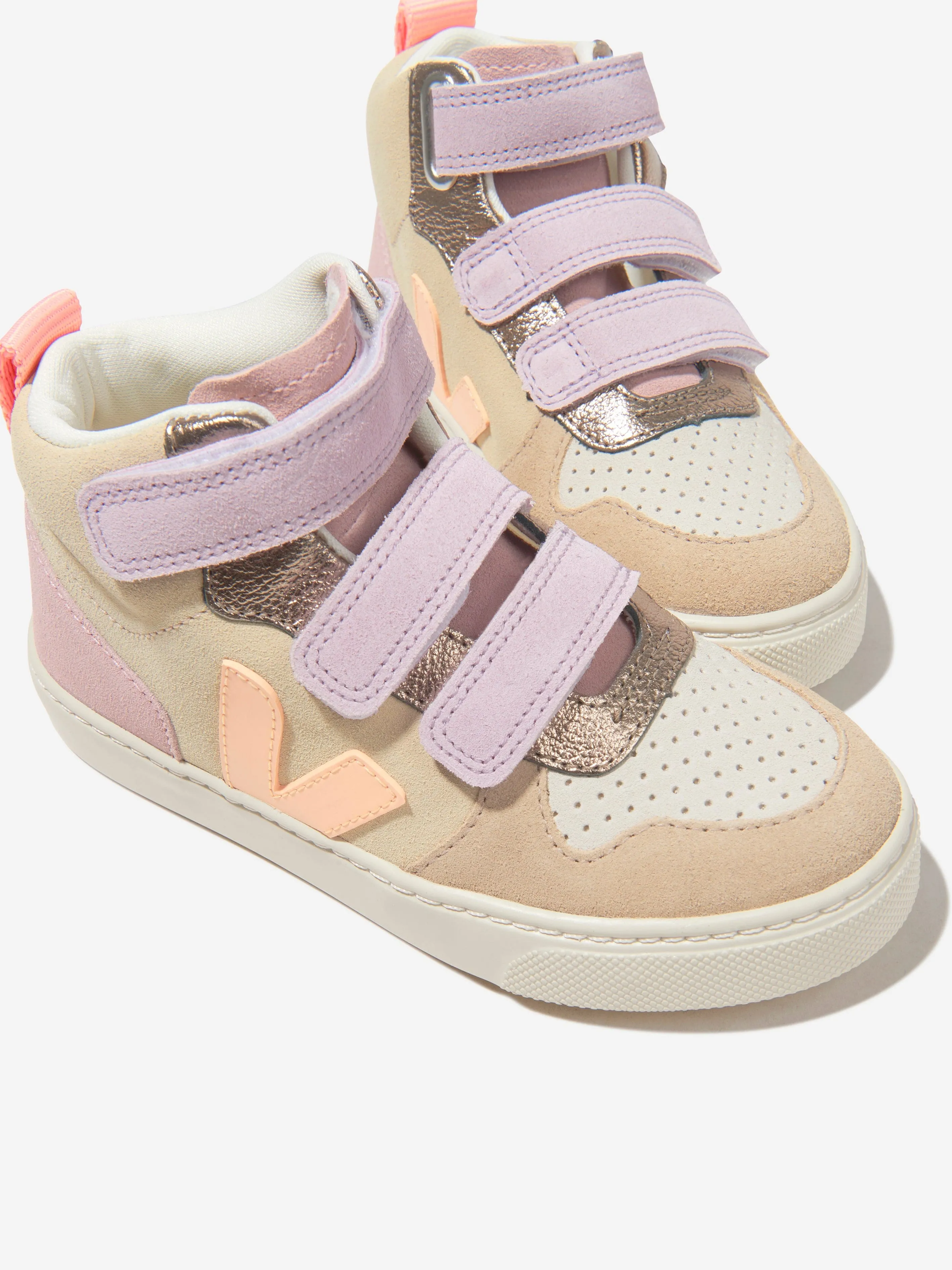 Veja Girls Suede V-10 Mid Trainers