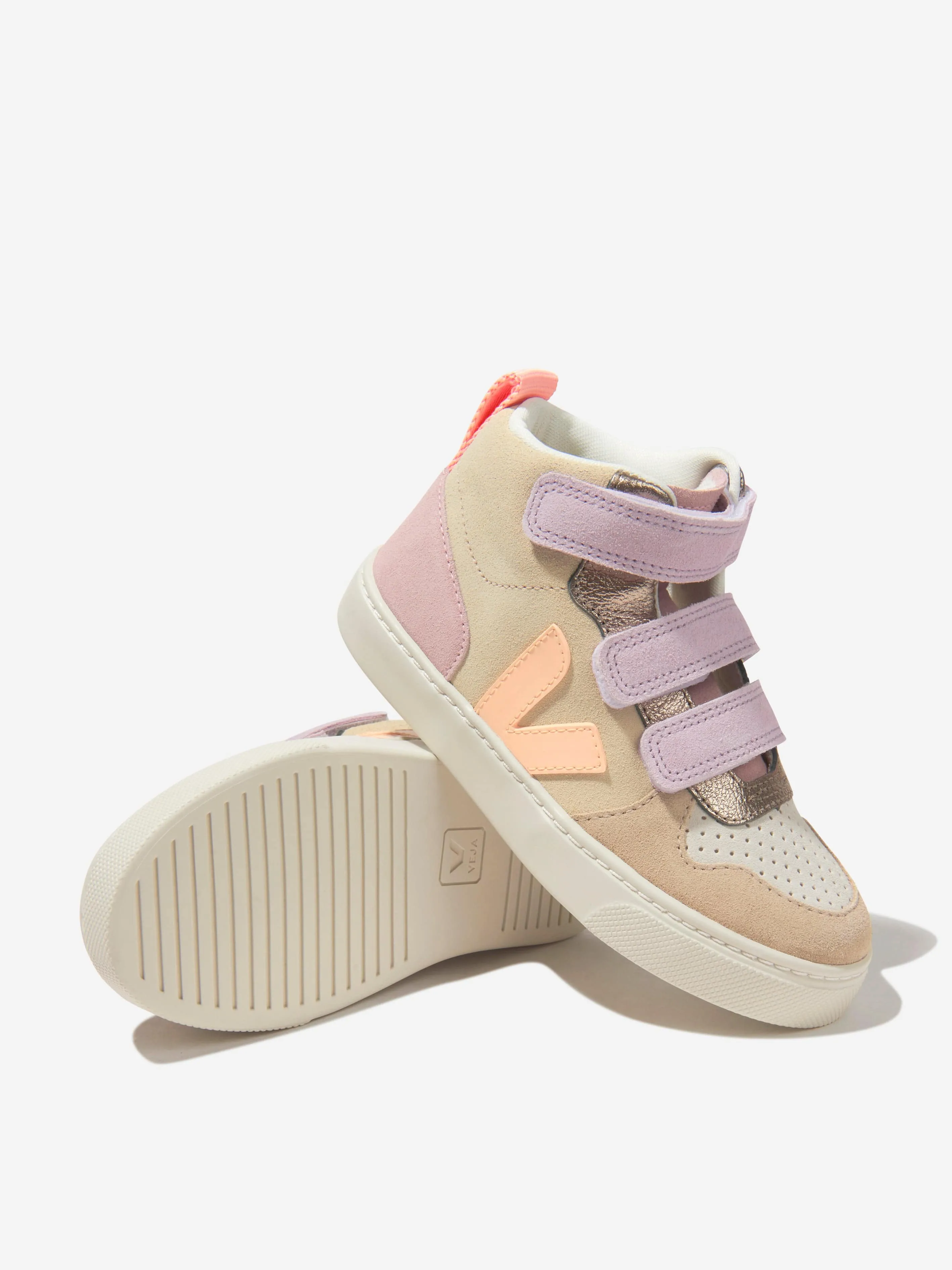 Veja Girls Suede V-10 Mid Trainers