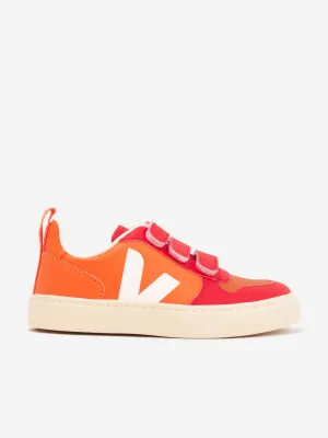 Veja Kids Small V-10 Animal Observatory Trainers in Red