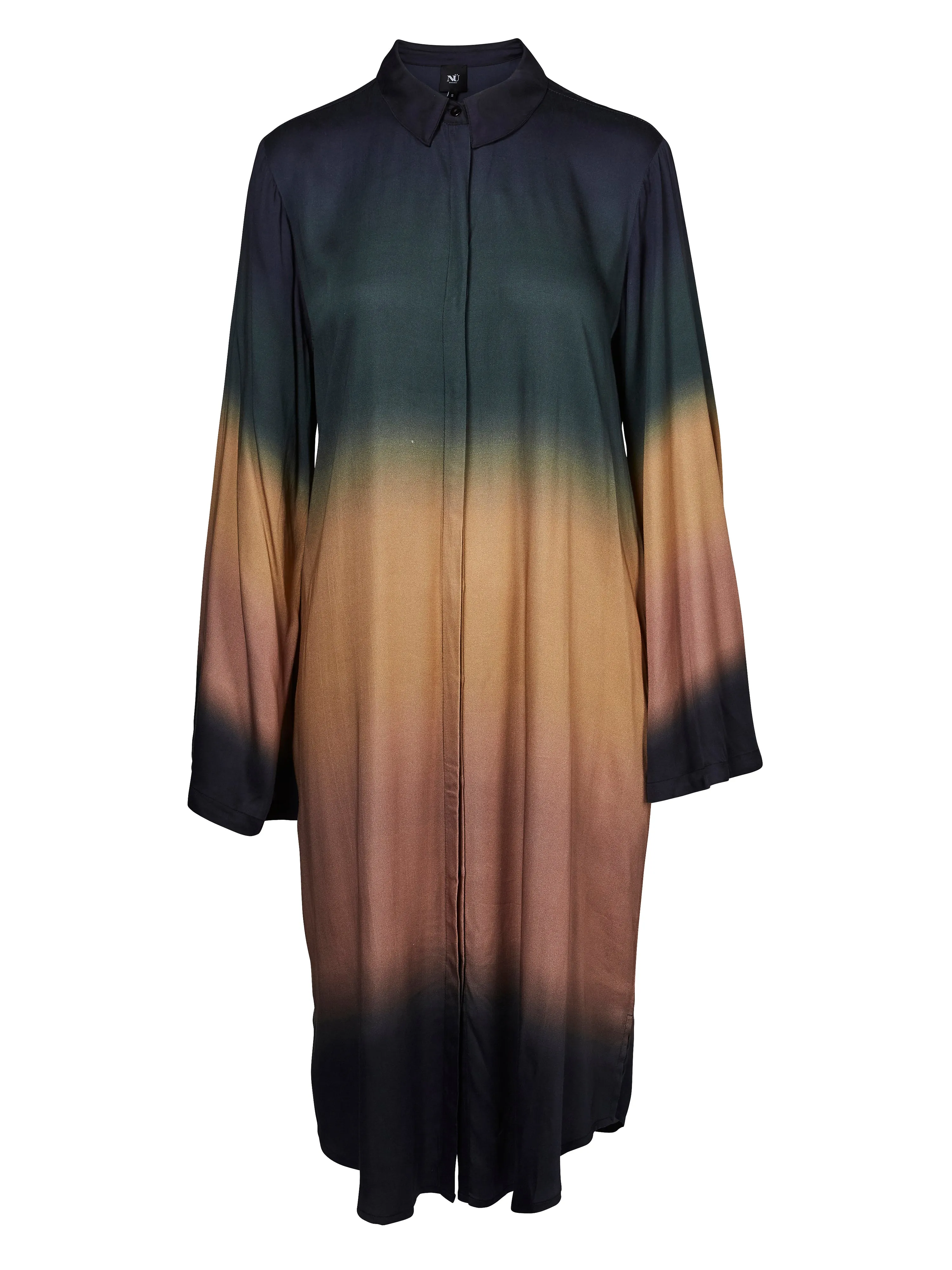 VILIA dress - Green Ochre mix