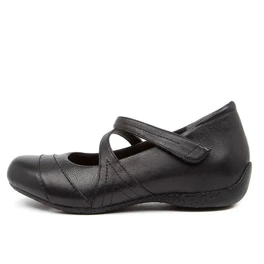 Ziera Shoes Women's Xray Mary Jane Flat - Black